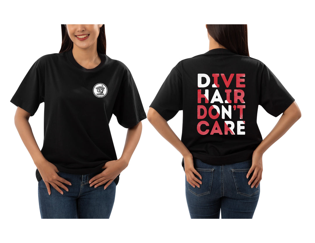 "Dive Hair Don't Care" T-shirt